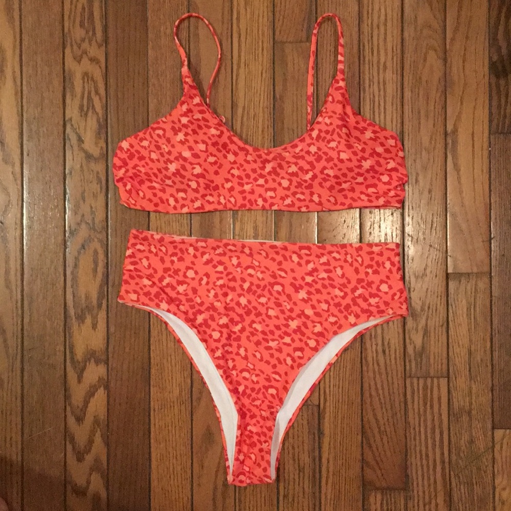 NWT Shein Leopard Print Bikini